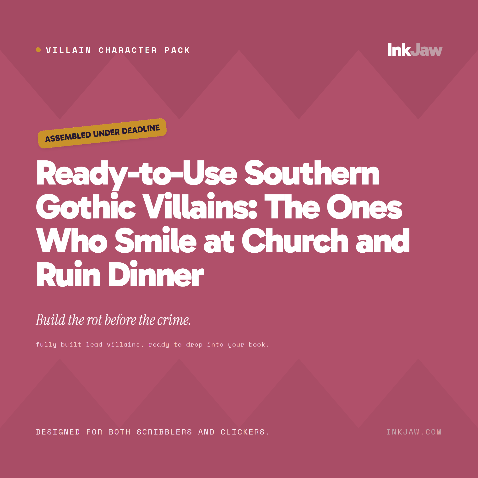 Ready-to-Use Southern Gothic Villains