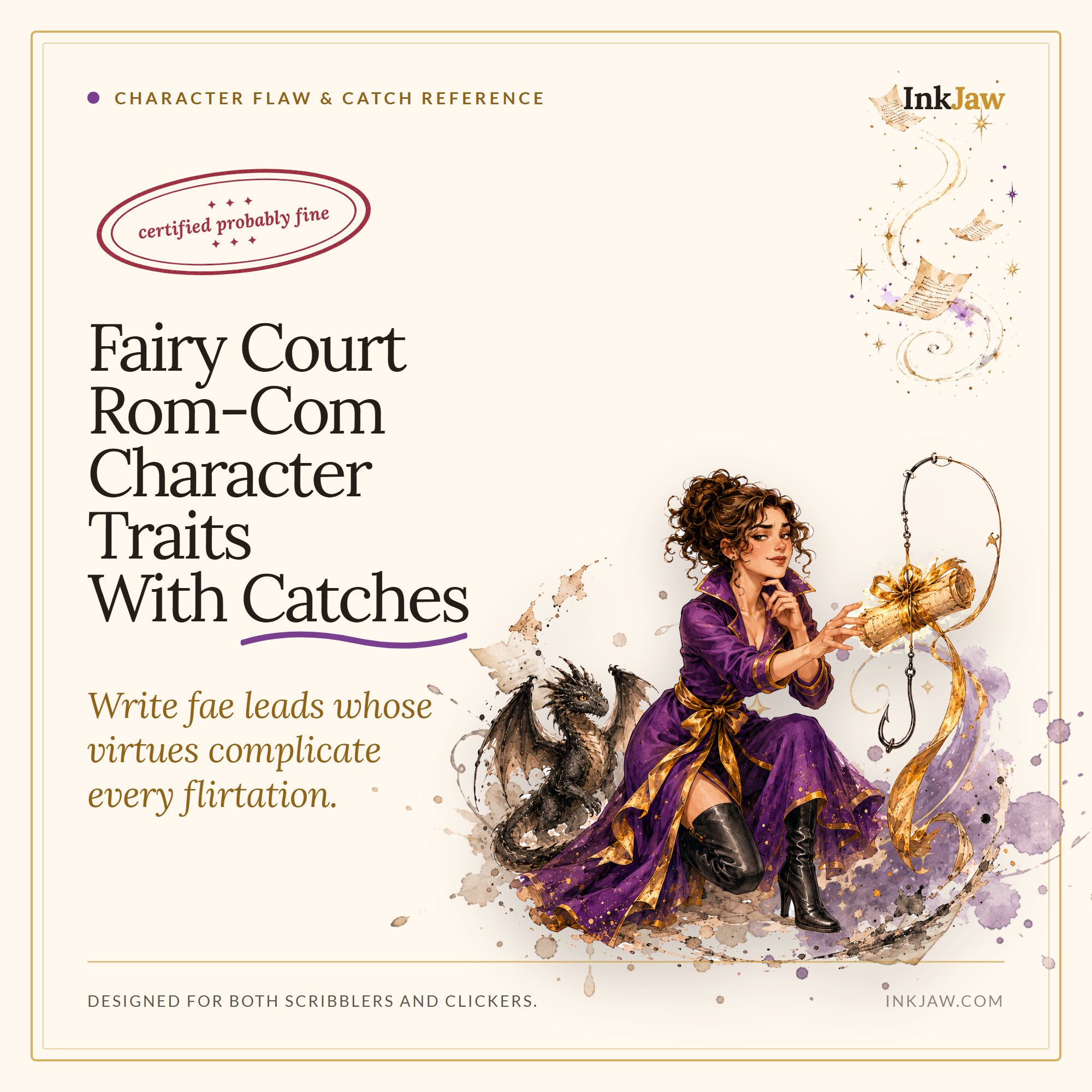 Fairy Court Rom-Com Character Traits With Catches: One Compliment, Binding Consequences