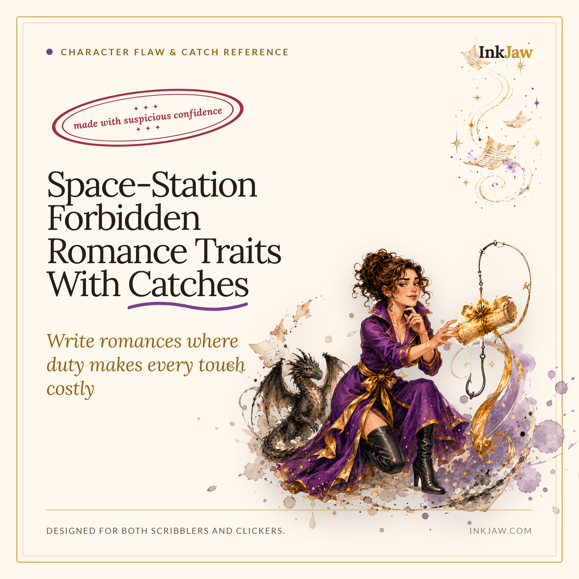 Space-Station Forbidden Romance Traits With Catches: Clearance Denied, Feelings Persist