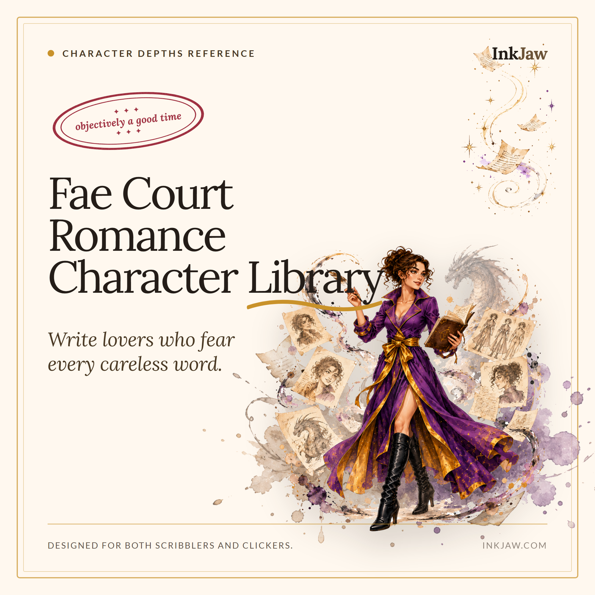 Fae Court Romance Character Library: Manners Sharp Enough to Draw Blood