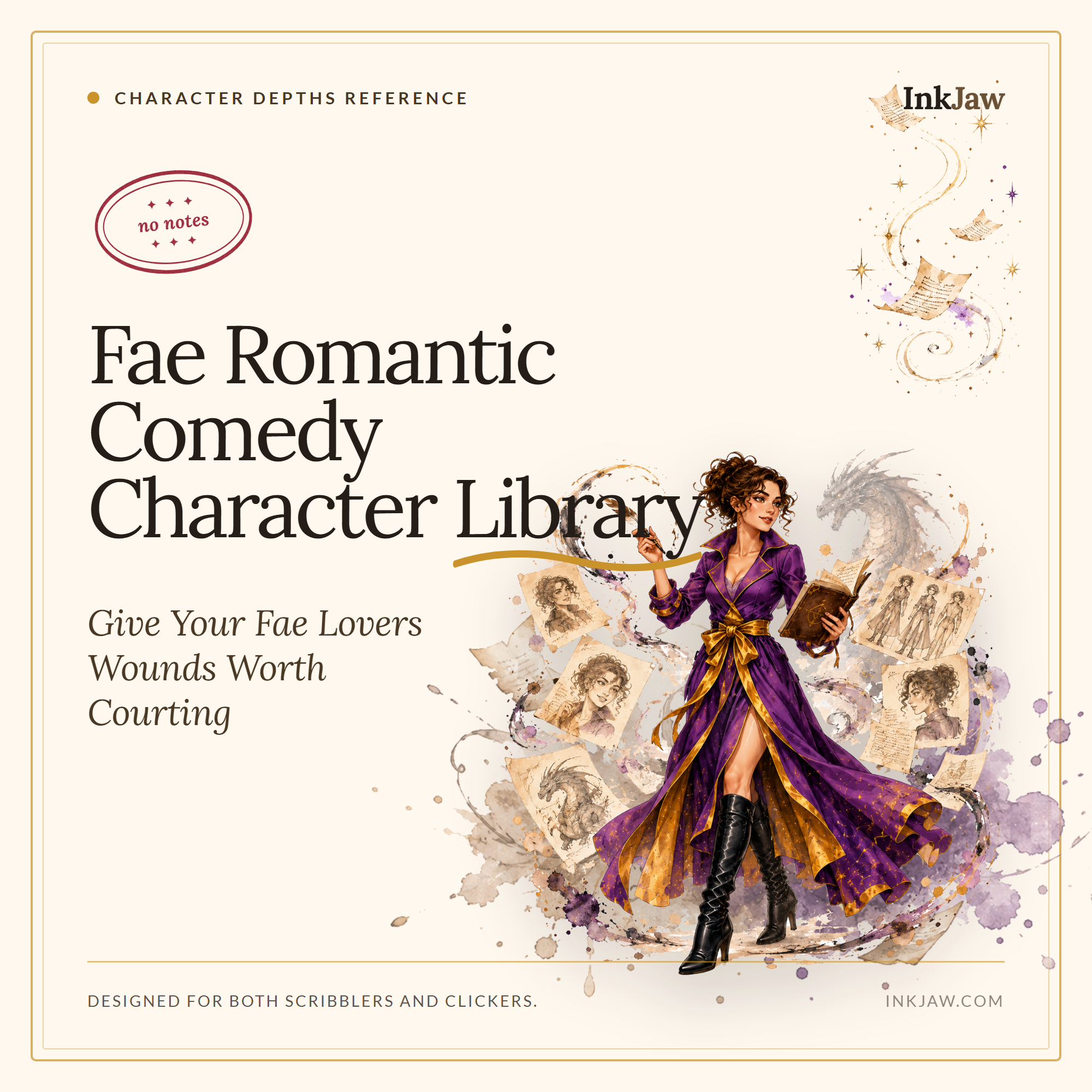 Fae Romantic Comedy Character Library: Courtship, Misunderstandings, and Legally Binding Compliments