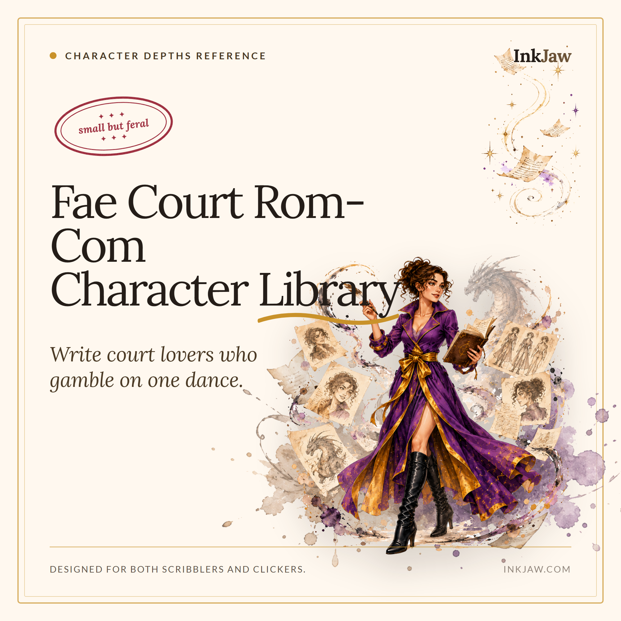 Fae Court Rom-Com Character Library: The Dance Card Is Legally Binding