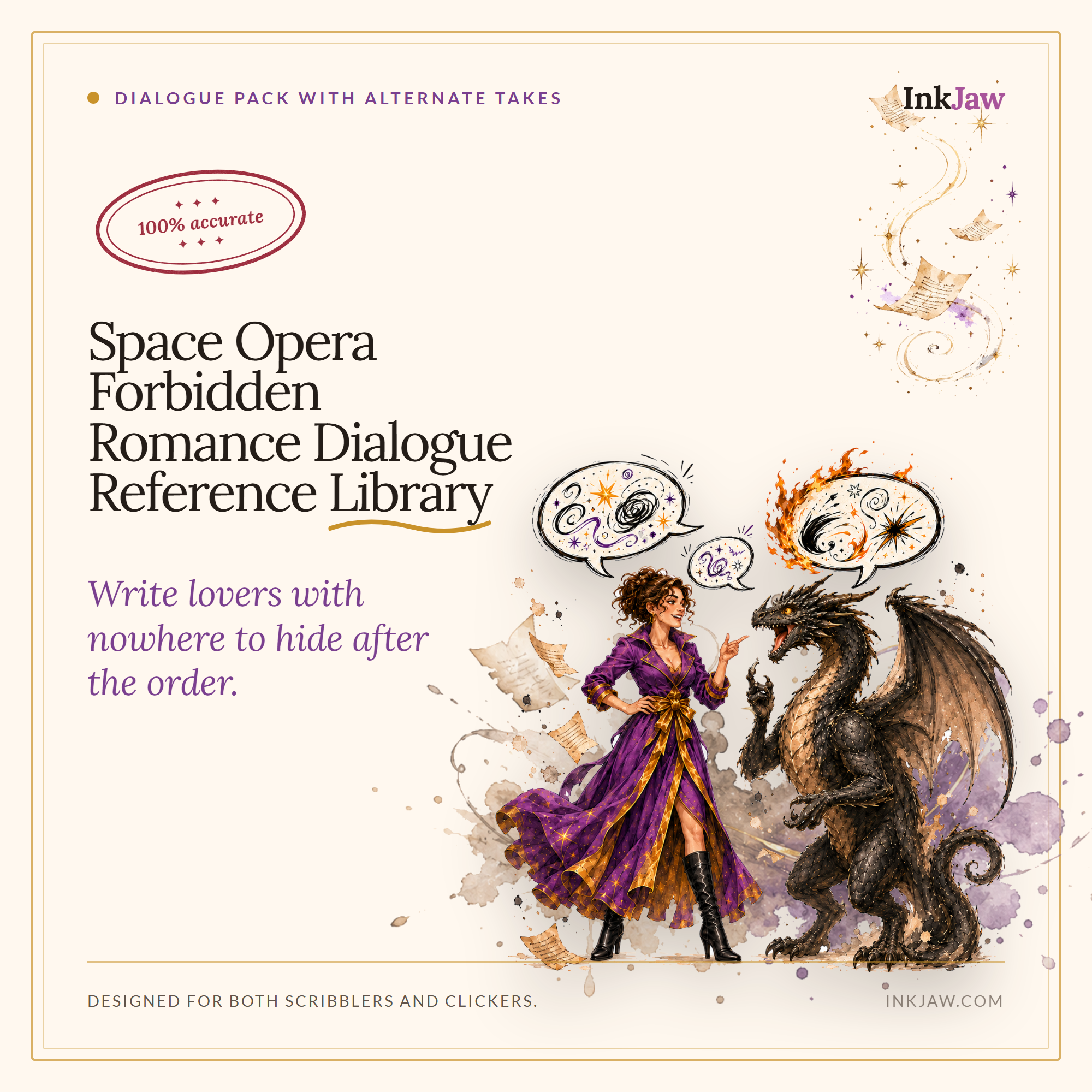 Space Opera Forbidden Romance Dialogue Reference Library: Orders, Orbit, and the Person You Were Meant to Leave Behind