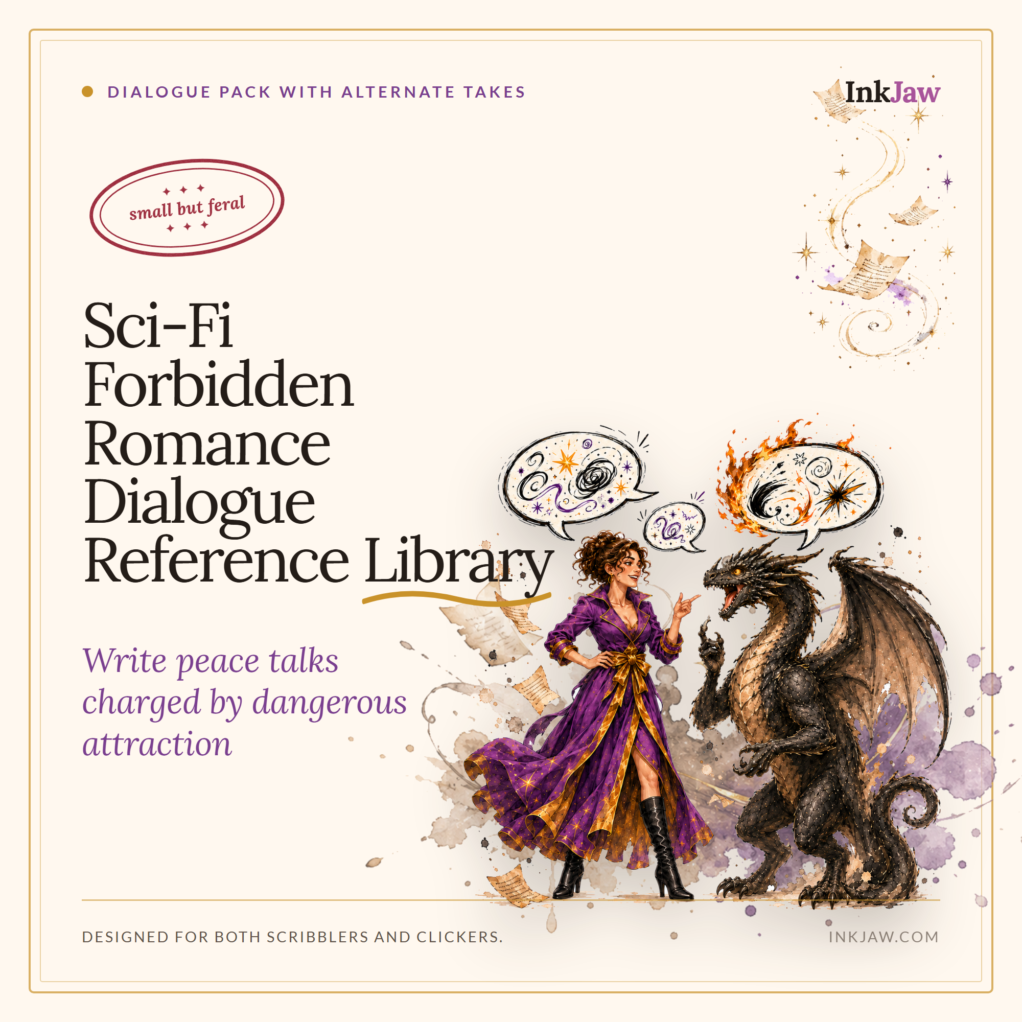 Sci-Fi Forbidden Romance Dialogue Reference Library: Treaty Talks, With a Personal Complication