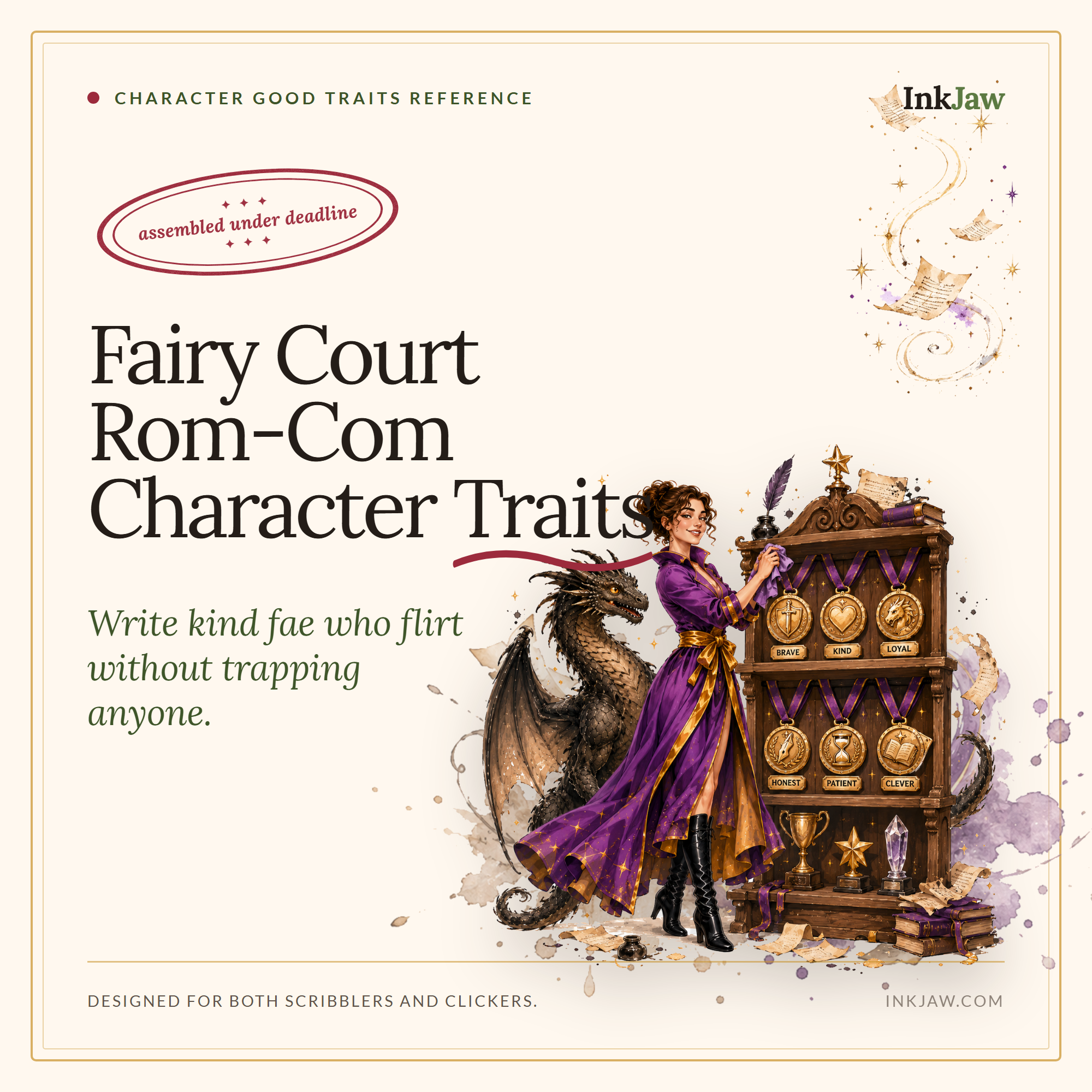 Fairy Court Rom-Com Character Traits: Good People One Compliment Away from a Formal Betrothal