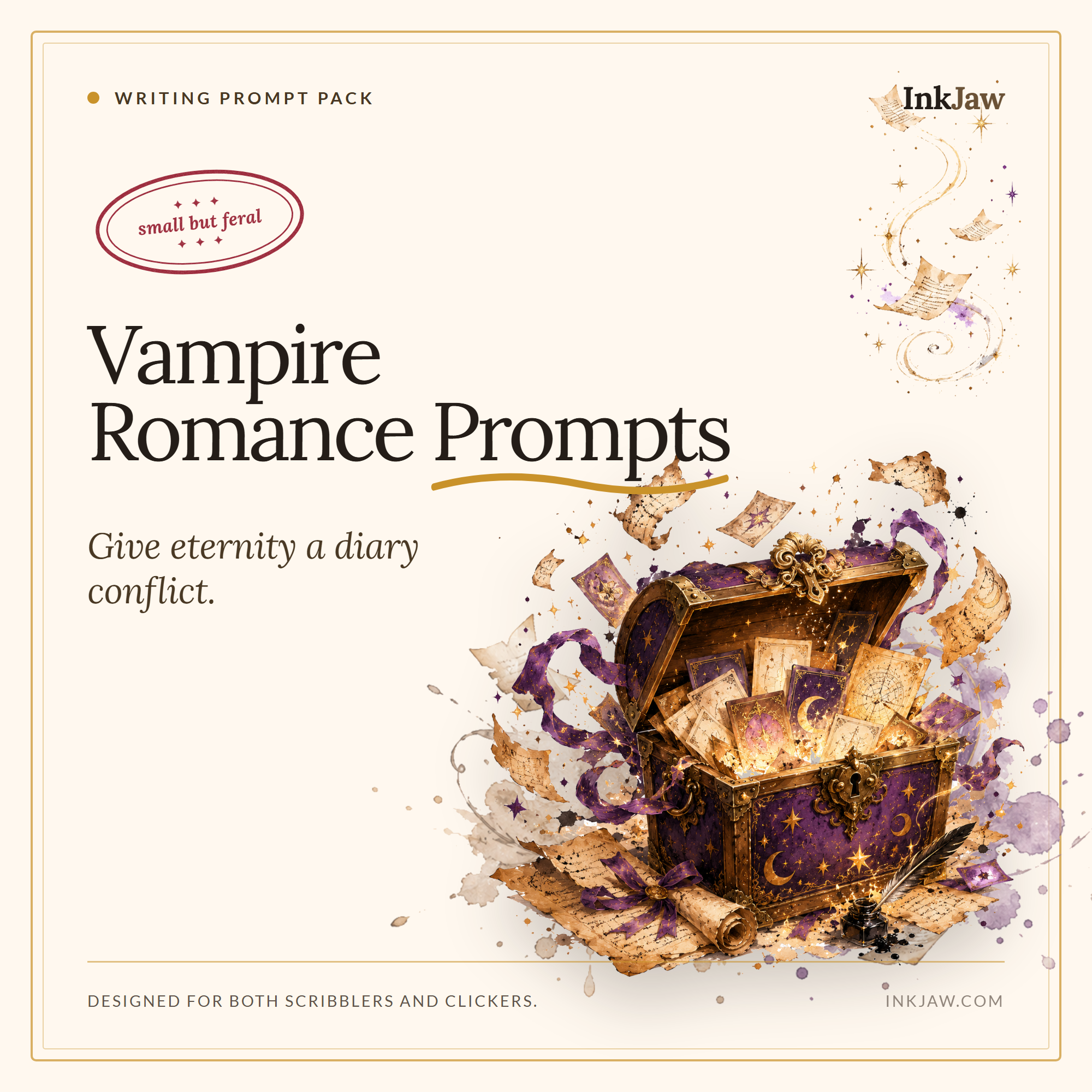 Vampire Romance Prompts: 55 Ways to Make Immortality a Scheduling Problem