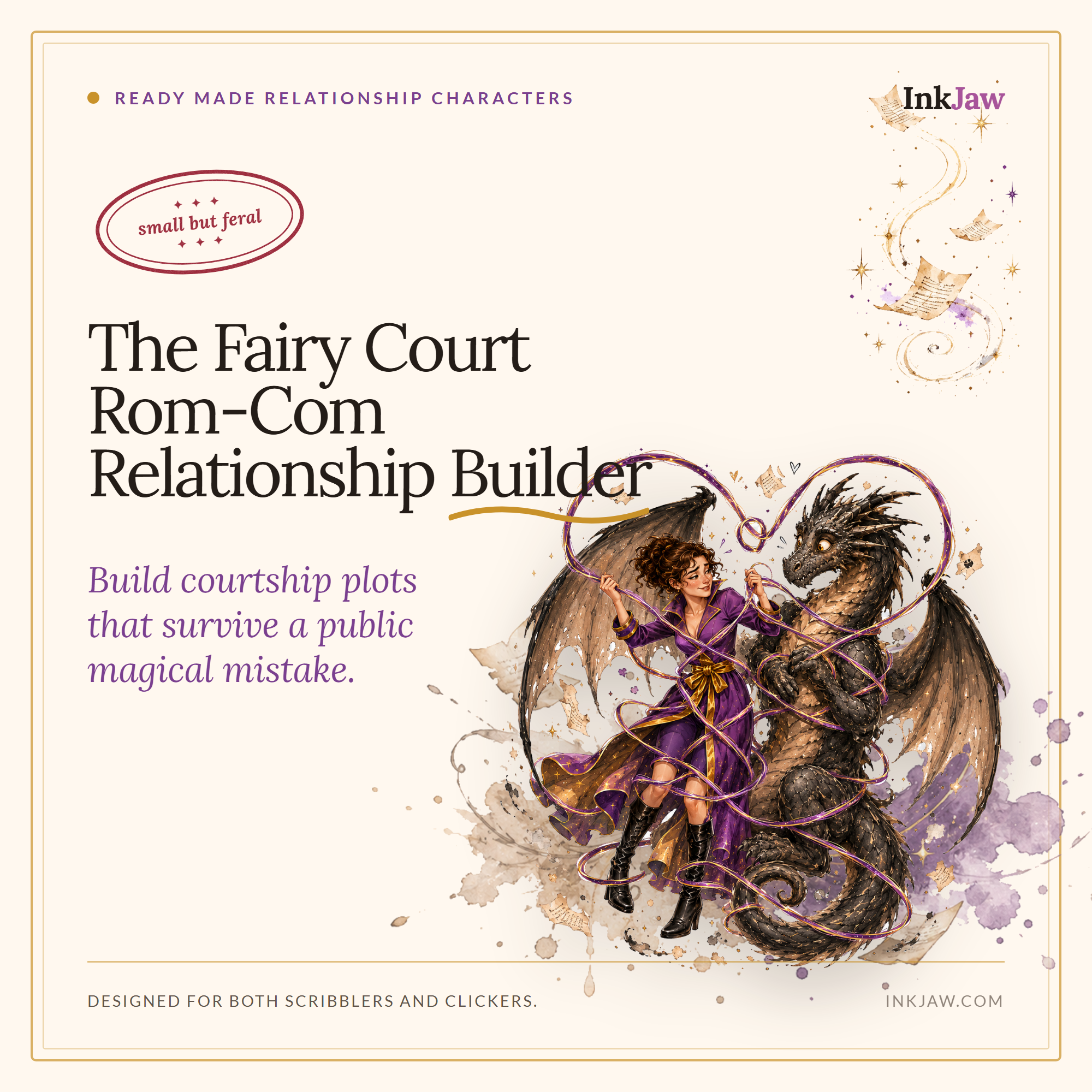 The Fairy Court Rom-Com Relationship Builder: Couples Who Danced Once and Now Have a Year to Explain Themselves
