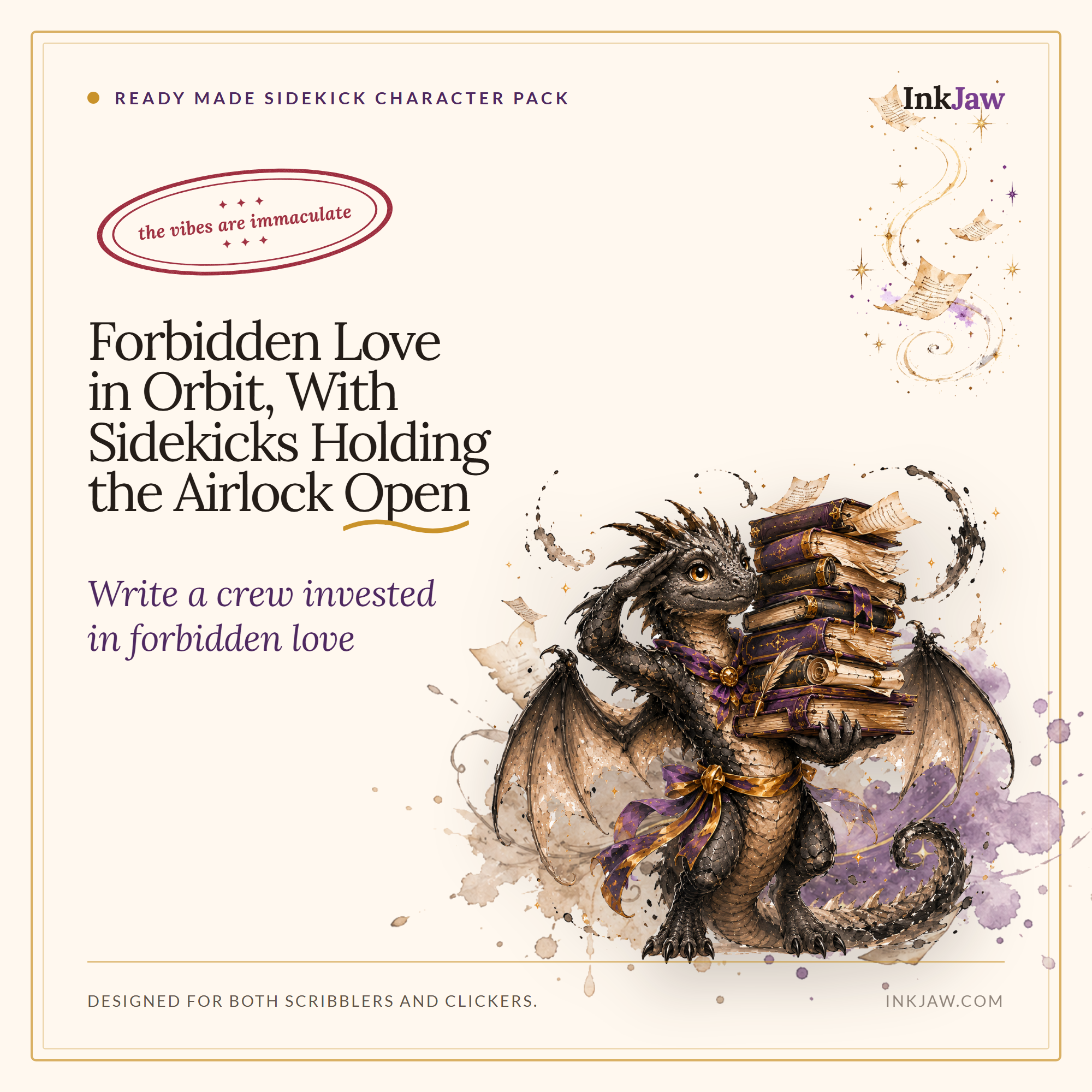 Forbidden Love in Orbit, With Sidekicks Holding the Airlock Open
