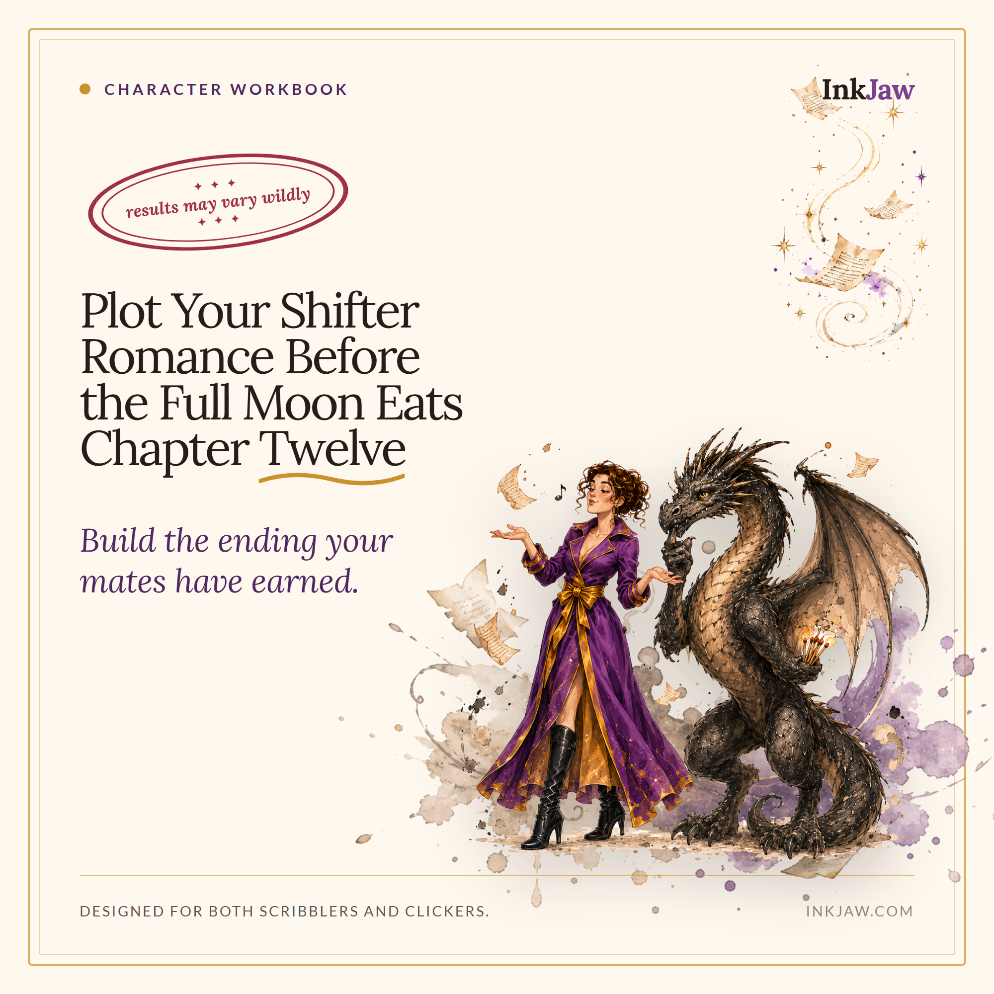 Plot Your Shifter Romance Before the Full Moon Eats Chapter Twelve: A Mates-and-Pack Story Workbook